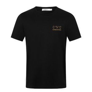 Cotton short sleeve t-shirt men's combed cotton sweat absorbing round neck T-shi